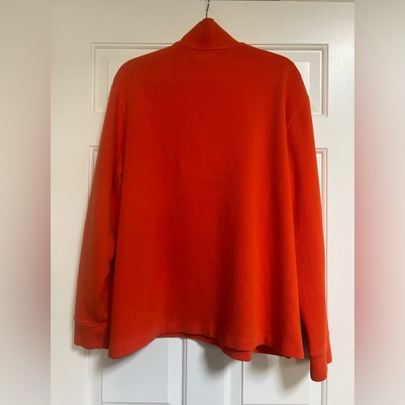 Polo Ralph Lauren 🐎 Orange 🍊 Quarter-Zip Pullover - XL - Picture 2 of 6